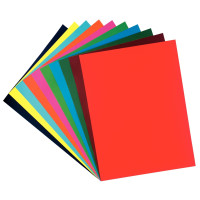 Paquet de 50 feuilles Cartoline 50 x 65 cm 120 g couleurs assorties 