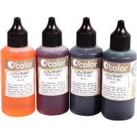 Boîte de 4 flacons de 60ml de colorant pour pâte à sel 