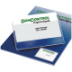 Blister de 10 pochettes adhésives transparentes pour cartes de visite format 60x95 mm 