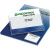 Blister de 10 pochettes adhésives transparentes pour cartes de visite format 60x105 mm