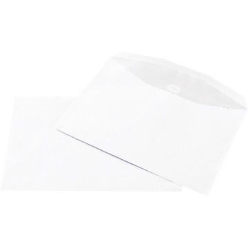 Boîte de 1000 enveloppes blanches C5 162x229 80g/m² de mise sous pli automatique gommées