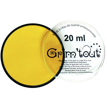 Galet de 20 ml de maquillage aquarellable GRIM'TOUT jaune soleil