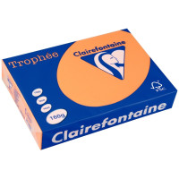 Paquet de 250 feuilles de papier 160g de format A4 clémentine TROPHEE CLAIREFONTAINE 