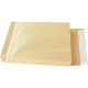 Paquet de 50 pochettes kraft armé brun 3 soufflets 260x330 120g/m² bande de protection 