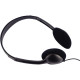 Casque stéreo jack 3,5mm noir 