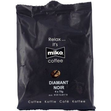 Carton de 36 dosettes de 75g filtre dose diamant noir