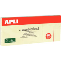 Lot de 3 blocs de 100 feuilles notes adhésif repositionnable, 50 x 40 mm, jaune 