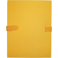 Chemise extensible à sangle velcro qualité toilée format 24x32 cm jaune 