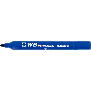 Marqueur permanent WB pointe ogive bleu