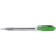 Stylo bille rétractable Wiz pointe moyenne 1mm vert 