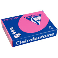 Ramette de 500 feuilles de papier 80g de format A3 fuchsia TROPHEE CLAIREFONTAINE 