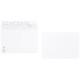 Boîte de 500 enveloppes blanches C5 162x229 90g/m² bande de protection 