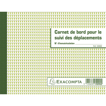 Carnet de bord pour le suivi des déplacements