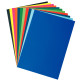 Paquet de 25 feuilles affiche couleurs éclatantes 85g format 60x80cm couleurs assorties 