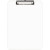 Plaque porte bloc cristal incolore pour format A4