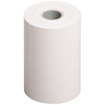 Paquet de 10 bobines comptables de papier blanc thermique 57 x 40 mm, longueur 18 m, pour terminal de paiement électronique sans