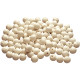 Sachet de 50 boules cellulose blanches, diamètre 30 mm 