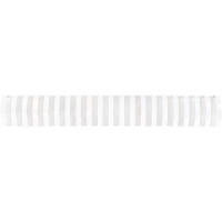 Boite de 50 anneaux reliure/peignes à relier plastique ovales 21 boucles standard A4 diamètre 45mm blanc 