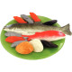 Sachet de 12 poissons en plastique