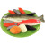 Sachet de 12 poissons en plastique