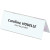 Boite de 25 chevalets plastique porte-nom 60 x 250 mm