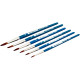 Pot de 144 pinceaux en poils de poney 24 pièces par 6 tailles assorties (n° 4, 6, 8, 10, 12 et 14)