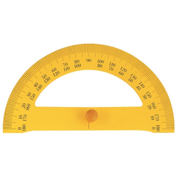 Rapporteur à tableau en bois aimanté, 180° Dimensions : 35cm