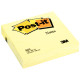 Bloc 200 feuilles notes repositionnables jaunes unies 100x100 mm 