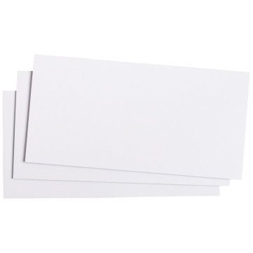 Paquet de 25 cartes Pollen Clairefontaine format 106x 213mm 210g blanc