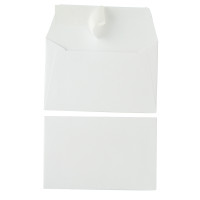 Paquet de 20 enveloppes Pollen Clairefontaine format 9 x 14 cm 120g blanc 