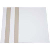 Paquet de 5 feuilles de carton 1 côté blanc, 1 côté gris format 50 x 65 cm, 640 gr 