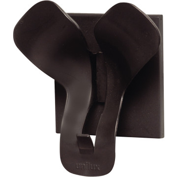 Patère magnétique  H 13,5 x L 9,6 x P 4,5 cm noir