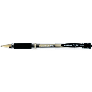 Stylo uni Signo Broad gel impact noir