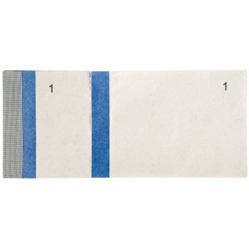 Lot de 10 blocs numérotés à souches 1 souche, bleu