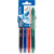 Pochette de 4 rollers effaçables Frixion Clicker rétractables assortis