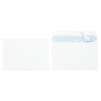 Boîte de 500 enveloppes blanches C5 162x229 80g/m² bande de protection 