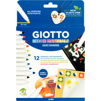 Etui de 12 feutres Giotto Décor matérials 