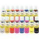 Kit découverte de 16 flacons 150 ml de peinture acrylique ACRYLCOLOR 