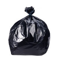 Rouleau de 25 sacs poubelles noir 110 litres déchets standards 