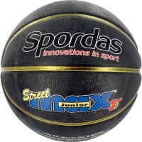 Ballon de basket taille 5 noir extérieur 