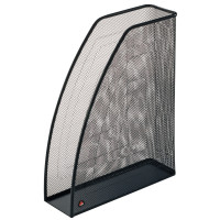 Porte revues en métal Mesh noir 