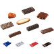 Carton assortiment de 125 biscuits chocolatés CALIDA