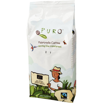 Paquet 1KG café moulu bio PURO FAIRTRADE