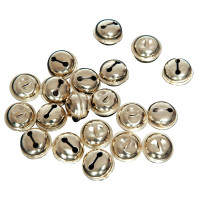 Sachet de 20 grelots diamètre 20 mm, coloris argent 