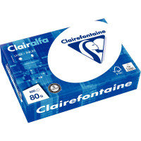 Ramette de 500 feuilles de papier blanc 80g de format A5 CLAIRALFA 