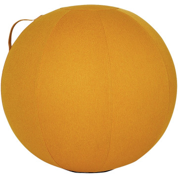 Ballon d'assise ergonomique jaune safran