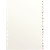 Jeu de 18 intercalaires alphabétiques format 21x29,7 cm carte dossier