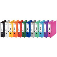 Classeur à levier CHROMOS+ dos large 8 cm, noir 