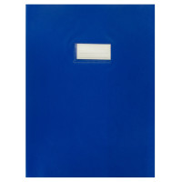 Paquet de 10 protèges-cahier épaisseur 21/100ème 21x29,7cm PVC bleu 