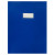 Paquet de 10 protèges-cahier épaisseur 21/100ème 21x29,7cm PVC bleu